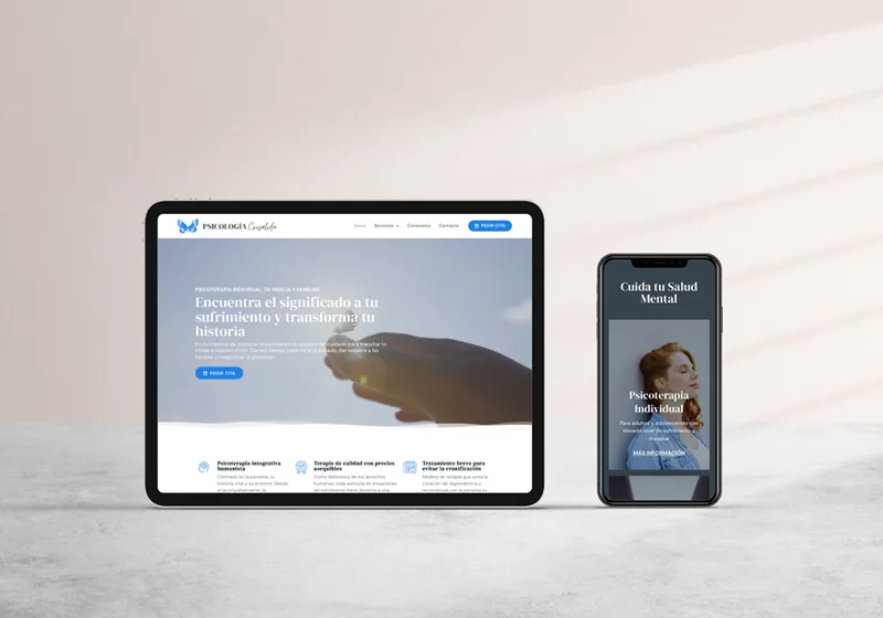 Diseño web Psicología Crisálida