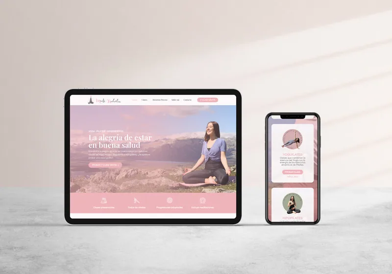 Diseño web de yoga