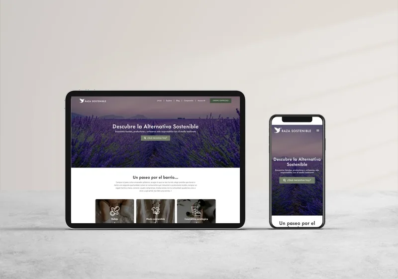 Diseño web Raza Sostenible