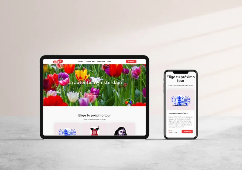 Diseño web SideWalks Tours