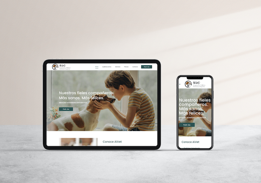 Diseño web AiVet